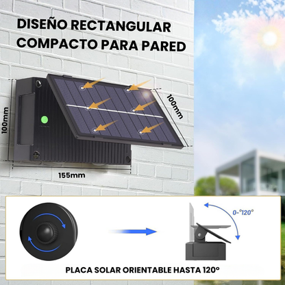 Lámpara Solar de Pared para Exterior