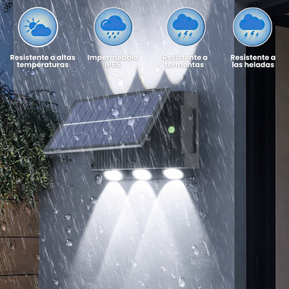 Lámpara Solar de Pared para Exterior